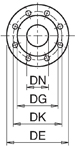 Edelstahlblockpumpe-MXH32-48-Flanschanschluss