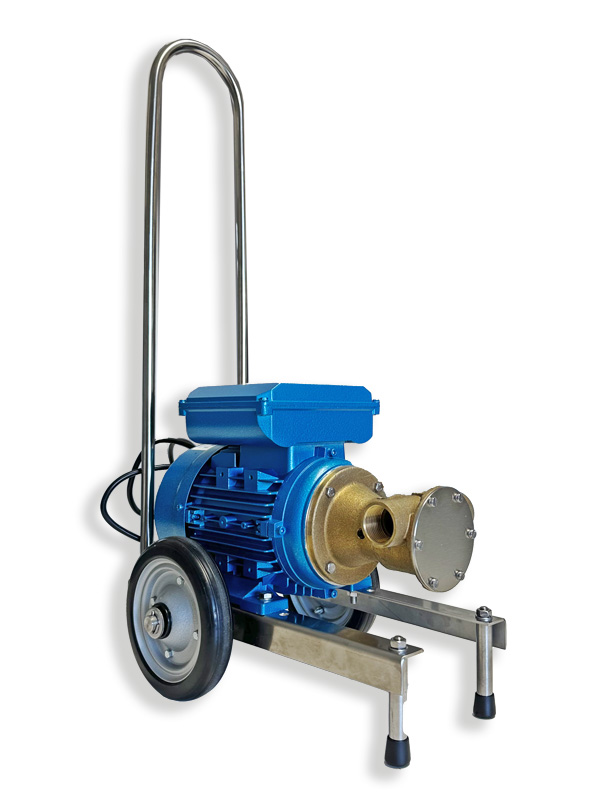 impeller pump with trolley