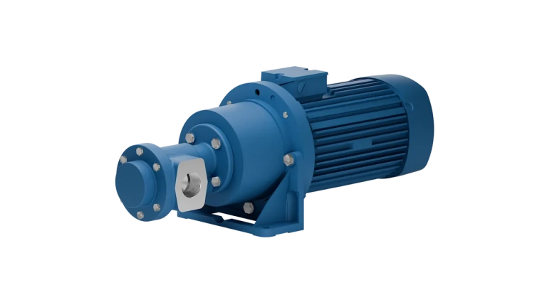 FOM 570 to 590 electric gear pump with 3 kW electric motor